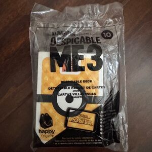 McDonald’s happy meal Despicable Me three card decks